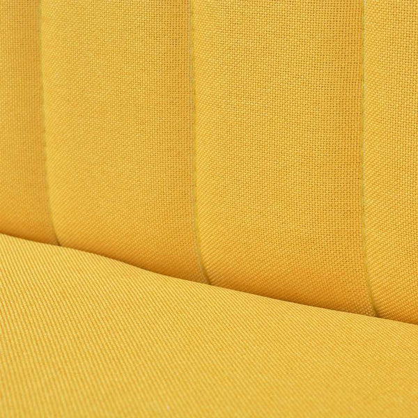 vidaXL Sofa Fabric 117x55.5x77 Yellow
