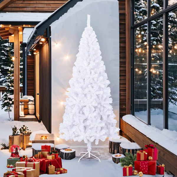 vidaXL Artificial Christmas Tree L 240 cm White