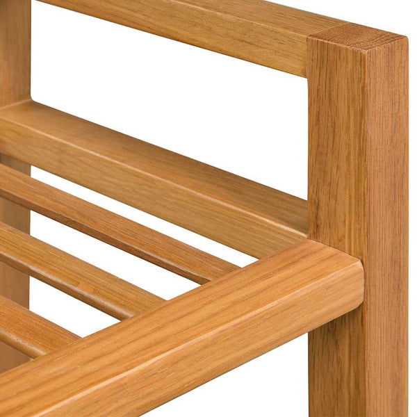 vidaXL 2-Tier Shoe Rack 50x27x40 cm Solid Oak Wood