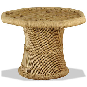 vidaXL Octagonal Bamboo Coffee Table 60x60x45 cm