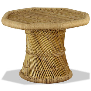 vidaXL Octagonal Bamboo Coffee Table 60x60x45 cm