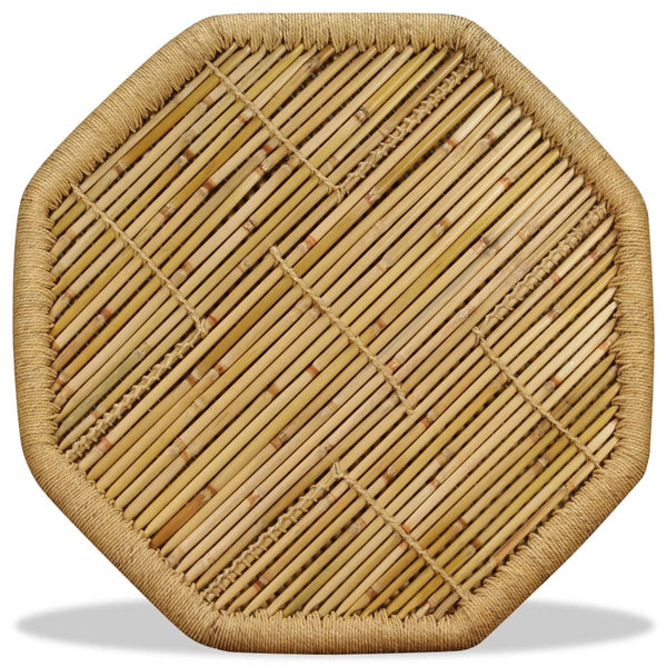 vidaXL Octagonal Bamboo Coffee Table 60x60x45 cm