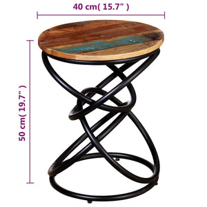 vidaXL Side Table Solid Reclaimed Wood