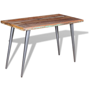 vidaXL Dining Table Reclaimed Solid Wood 120x60x76 cm