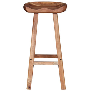 vidaXL Bar Stools 2 pcs. Solid Acacia Wood