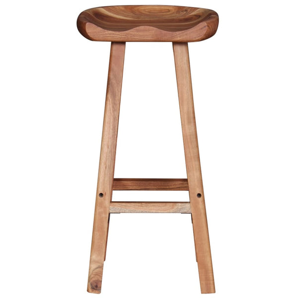 vidaXL Bar Stools 2 pcs. Solid Acacia Wood