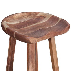 vidaXL Bar Stools 2 pcs. Solid Acacia Wood