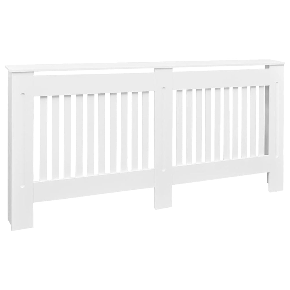 vidaXL Radiator Cover White Engineered Wood 172 cm