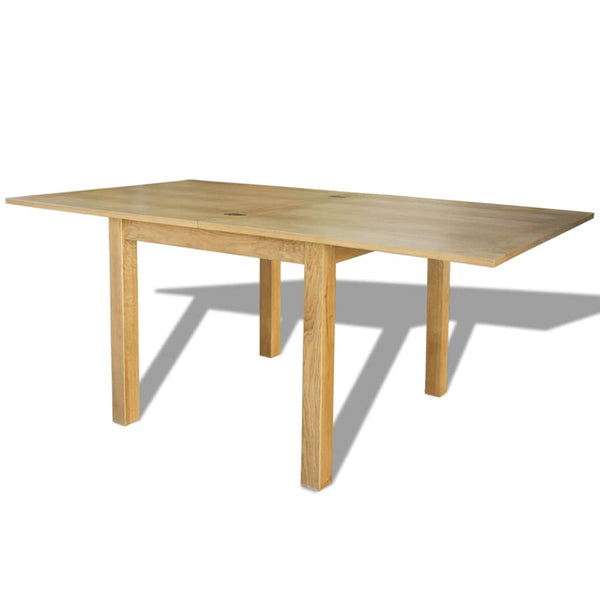 vidaXL Extendable Dining Table Oak Wood 170x85x75 cm