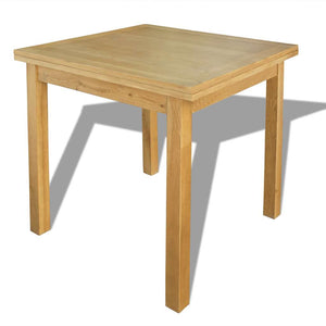 vidaXL Extendable Dining Table Oak Wood 170x85x75 cm