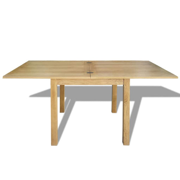 vidaXL Extendable Dining Table Oak Wood 170x85x75 cm