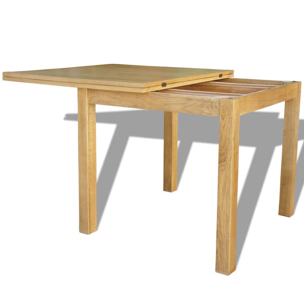 vidaXL Extendable Dining Table Oak Wood 170x85x75 cm