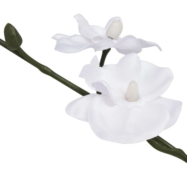 vidaXL Artificial Orchid with Pot 30 cm White