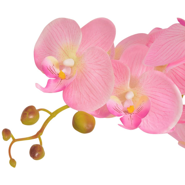 vidaXL Artificial Orchid with Pot 65 cm Pink