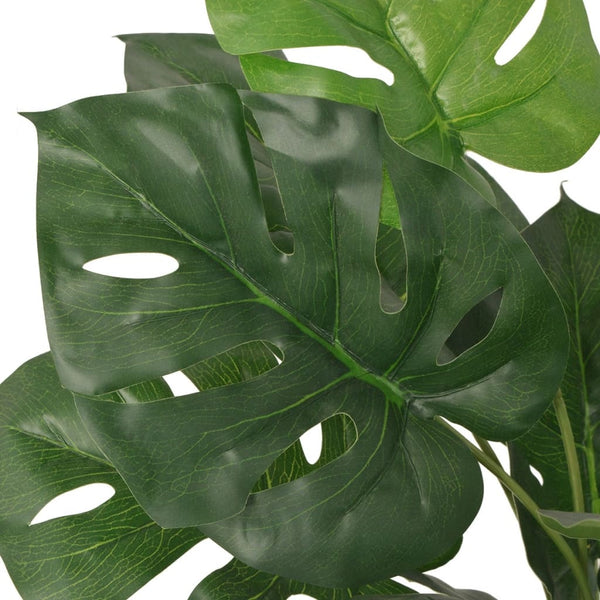 vidaXL Artificial Monstera Swiss Cheese Plant with Pot 70 cm Green