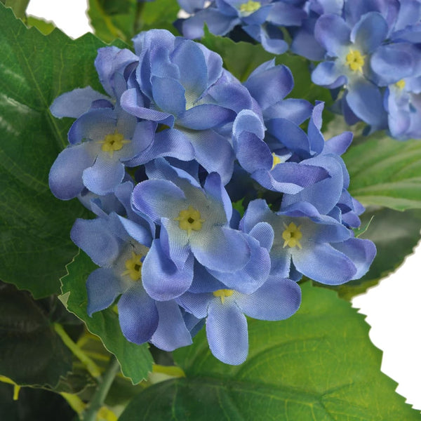 vidaXL Artificial Hydrangea with Pot 60 cm Blue
