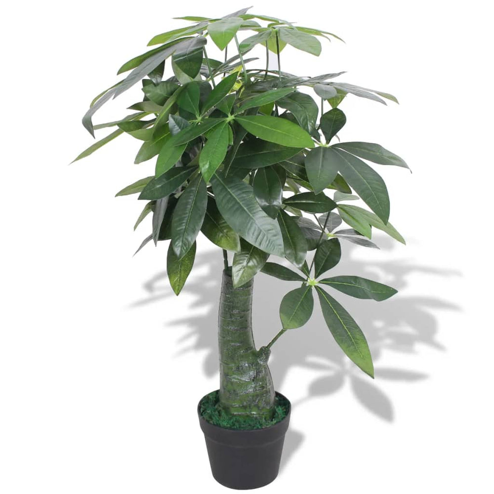 vidaXL Artificial Money Tree with Pot 85 cm Green