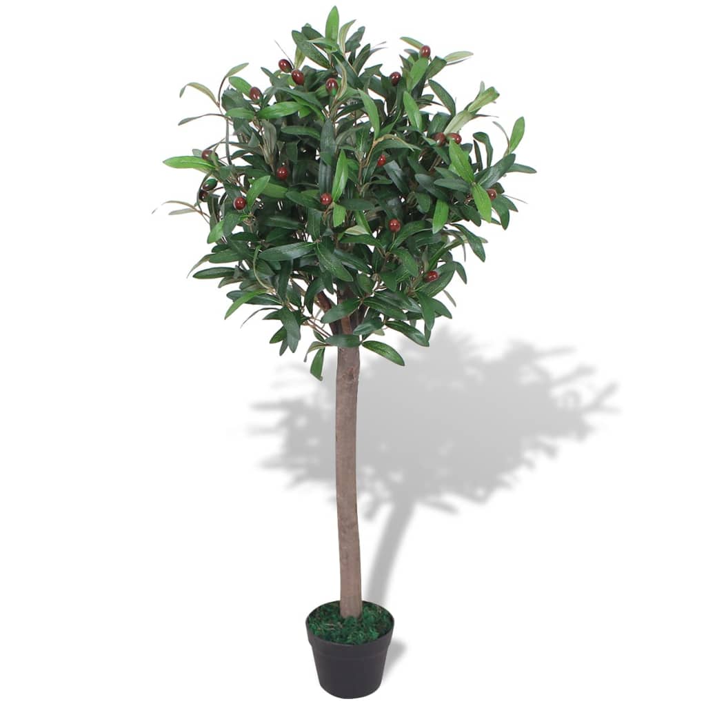 vidaXL Artificial Bay Tree with Pot 120 cm Green