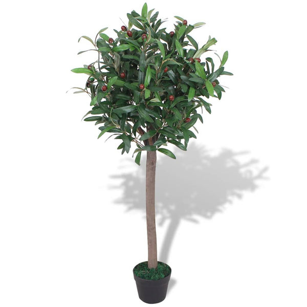 vidaXL Artificial Bay Tree with Pot 120 cm Green