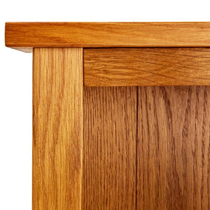 vidaXL Bookshelf 3 Compartments 70x22.5x82 cm Solid Oak