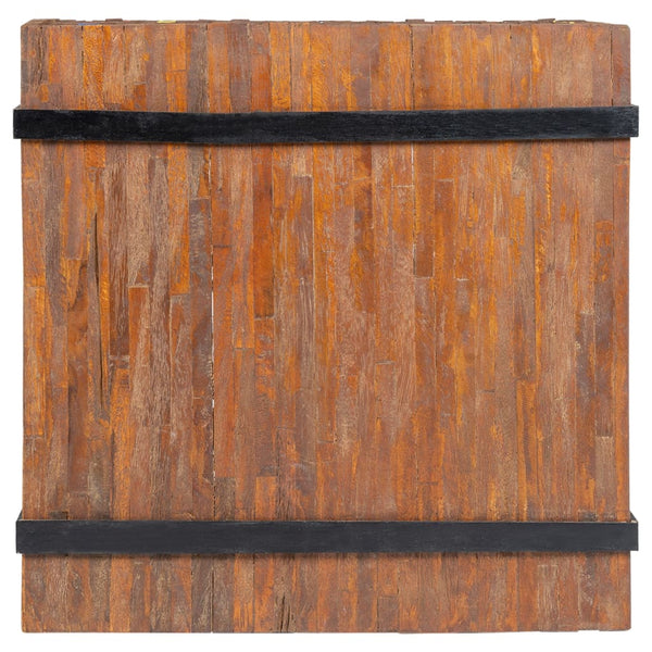 vidaXL Teak Side Table 60x60x38 cm