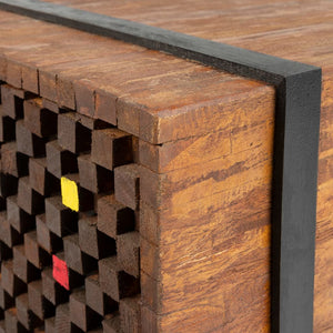 vidaXL Teak Side Table 60x60x38 cm