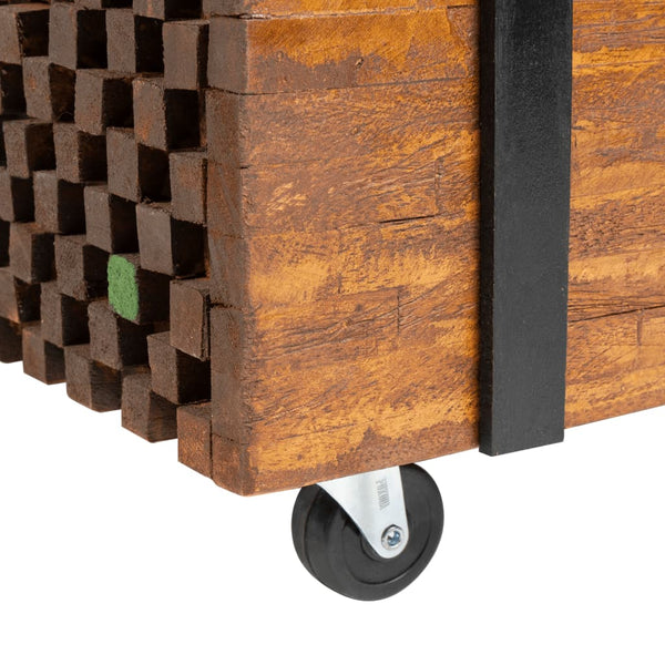 vidaXL Teak Side Table 60x60x38 cm