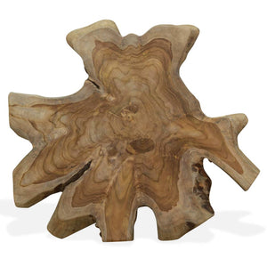 vidaXL Coffee Table Solid Teak Wood 80x70x38 cm