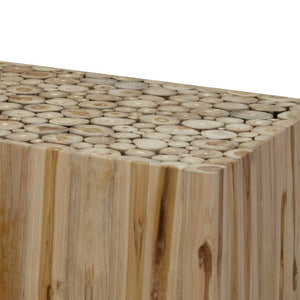 vidaXL Coffee Table Solid Teak Wood 90x50x30 cm