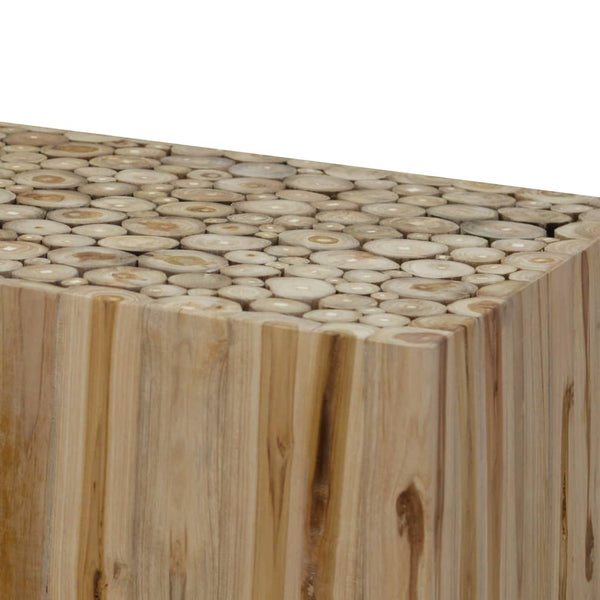 vidaXL Coffee Table Solid Teak Wood 90x50x30 cm