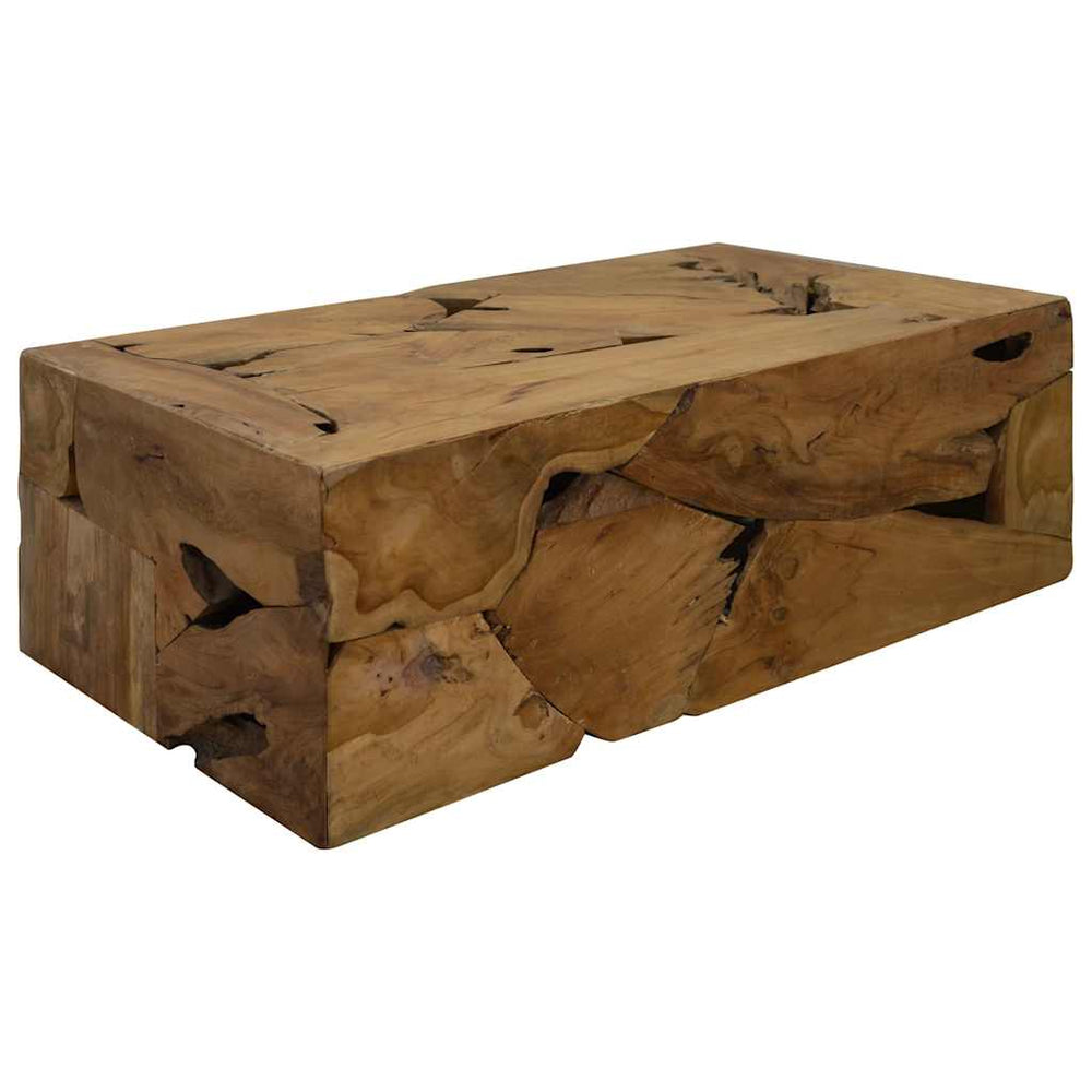 vidaXL Coffee Table 90x50x30 cm Teak Brown