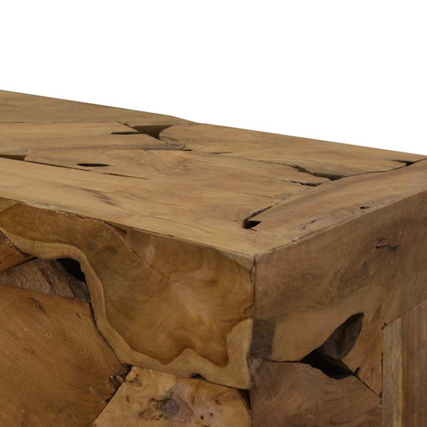 vidaXL Coffee Table 90x50x30 cm Teak Brown