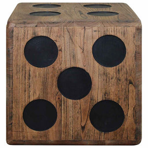 vidaXL Storage Box Mindi Wood 40 x 40 x 40 cm Cube Design