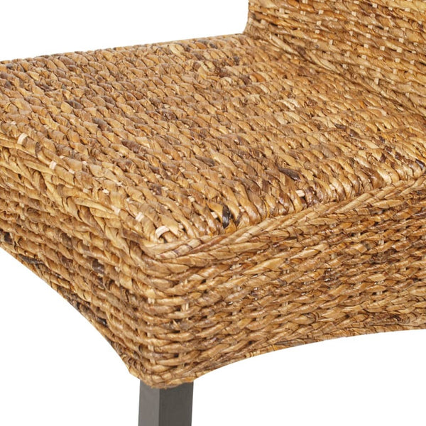 vidaXL Dining Chairs 4 pcs. Abaca and Solid Mango Wood