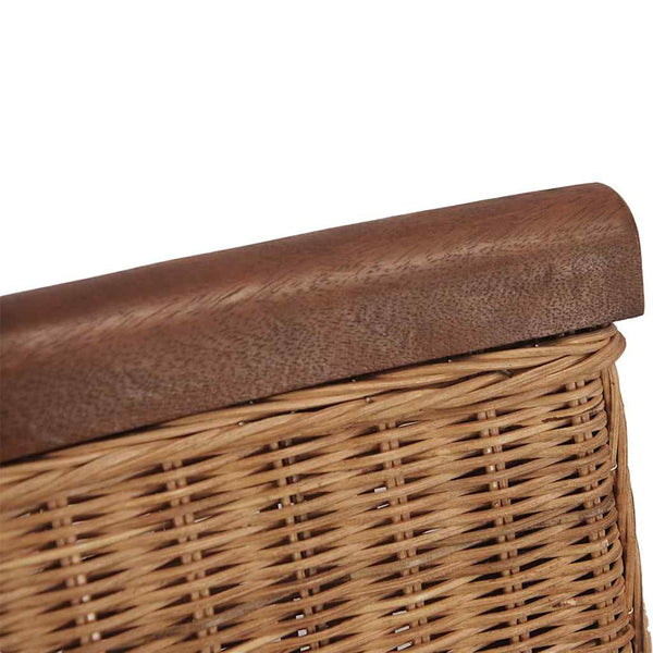 vidaXL Dining Chairs 6 pcs. Natural Rattan Brown