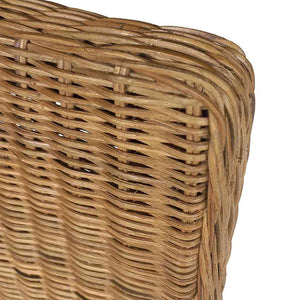 vidaXL Dining Chairs 6 pcs. Natural Rattan Brown