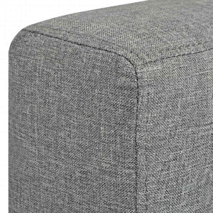 vidaXL Three-Piece Sofa Set Fabric Light Grey