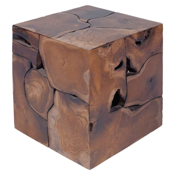 vidaXL Stools 4 pcs Brown 40x40x45 cm Solid Teak Wood
