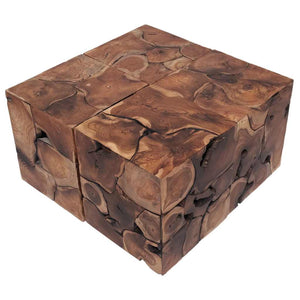 vidaXL Stools 4 pcs Brown 40x40x45 cm Solid Teak Wood