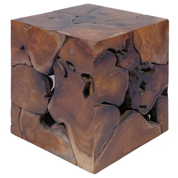 vidaXL Stools 4 pcs Brown 40x40x45 cm Solid Teak Wood