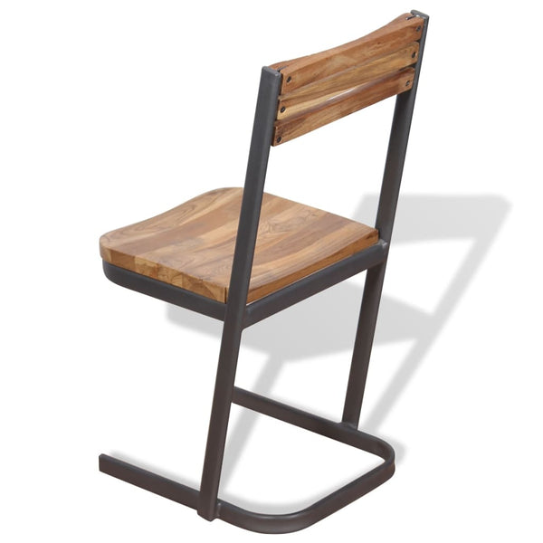 vidaXL Dining Chairs 6 pcs. Solid Teak Wood