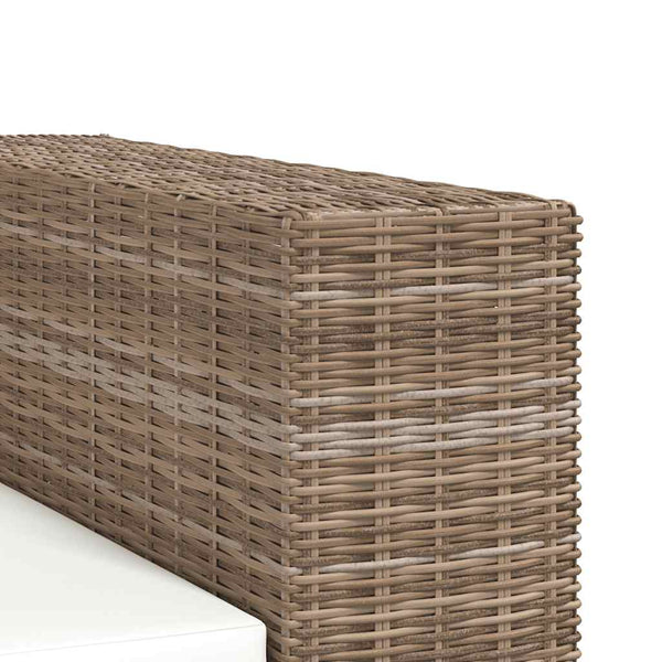vidaXL Sofa Set 2-Seater and 3-Seater Real Rattan