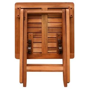 vidaXL Sun Loungers 2 pcs. with Table Solid Acacia Wood