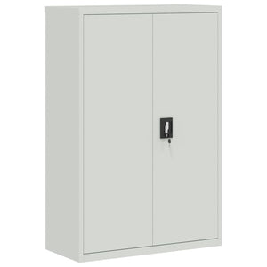 vidaXL Filing Cabinet 90x40x140 cm Steel Grey