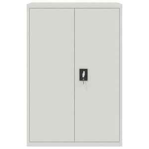 vidaXL Filing Cabinet 90x40x140 cm Steel Grey