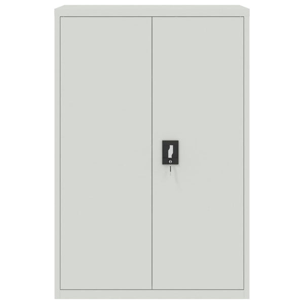 vidaXL Filing Cabinet 90x40x140 cm Steel Grey