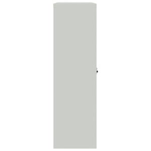vidaXL Filing Cabinet 90x40x140 cm Steel Grey