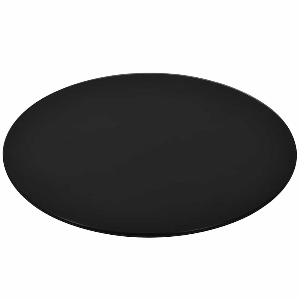 vidaXL Round Tempered Glass Tabletop 300 mm