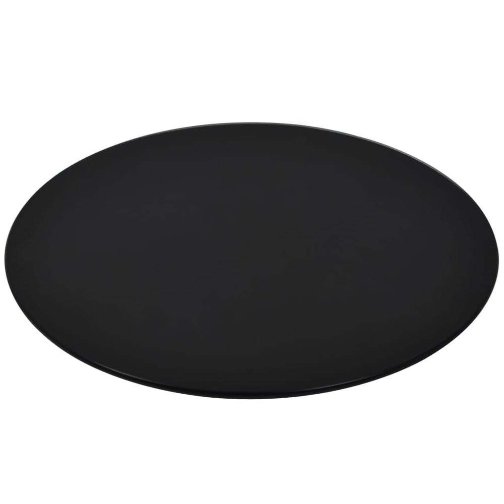 vidaXL Toughened Glass Table Top Round 900 mm
