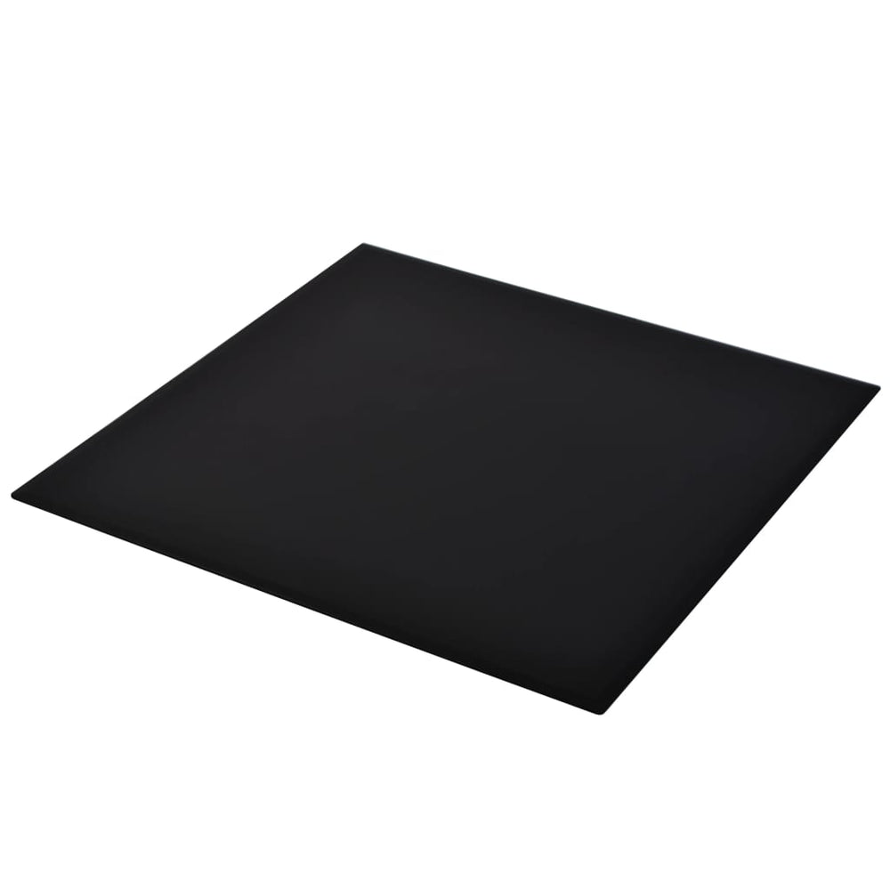 vidaXL Tempered Glass Tabletop Square 800 x 800 mm